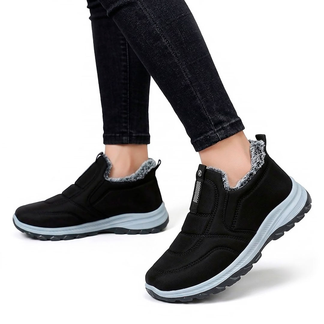 Women's Fleece-Lined Winter Slip-On Sneakers Corvine