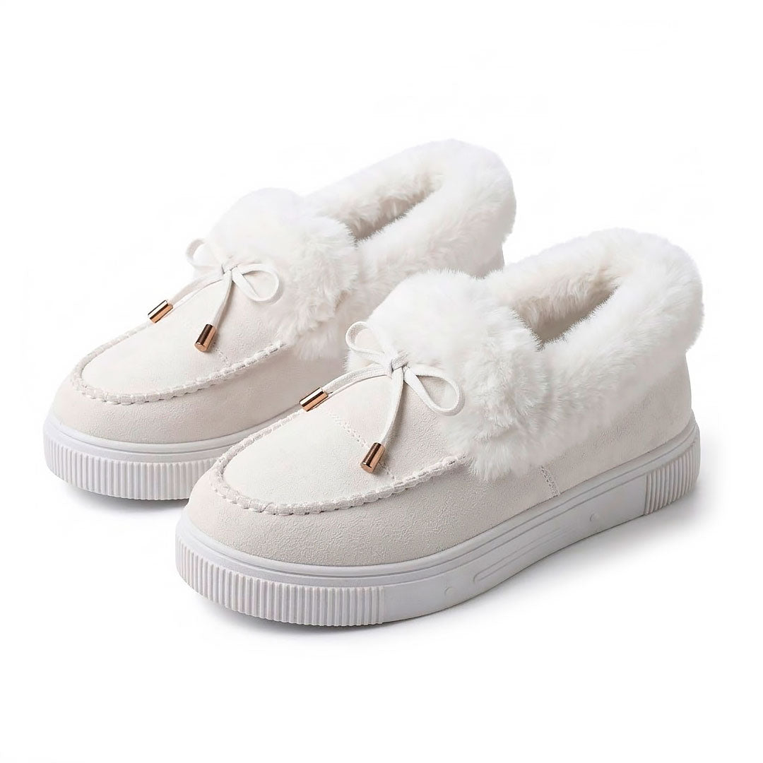 Women's Plush-Lined Cozy Platform Loafers Corvine