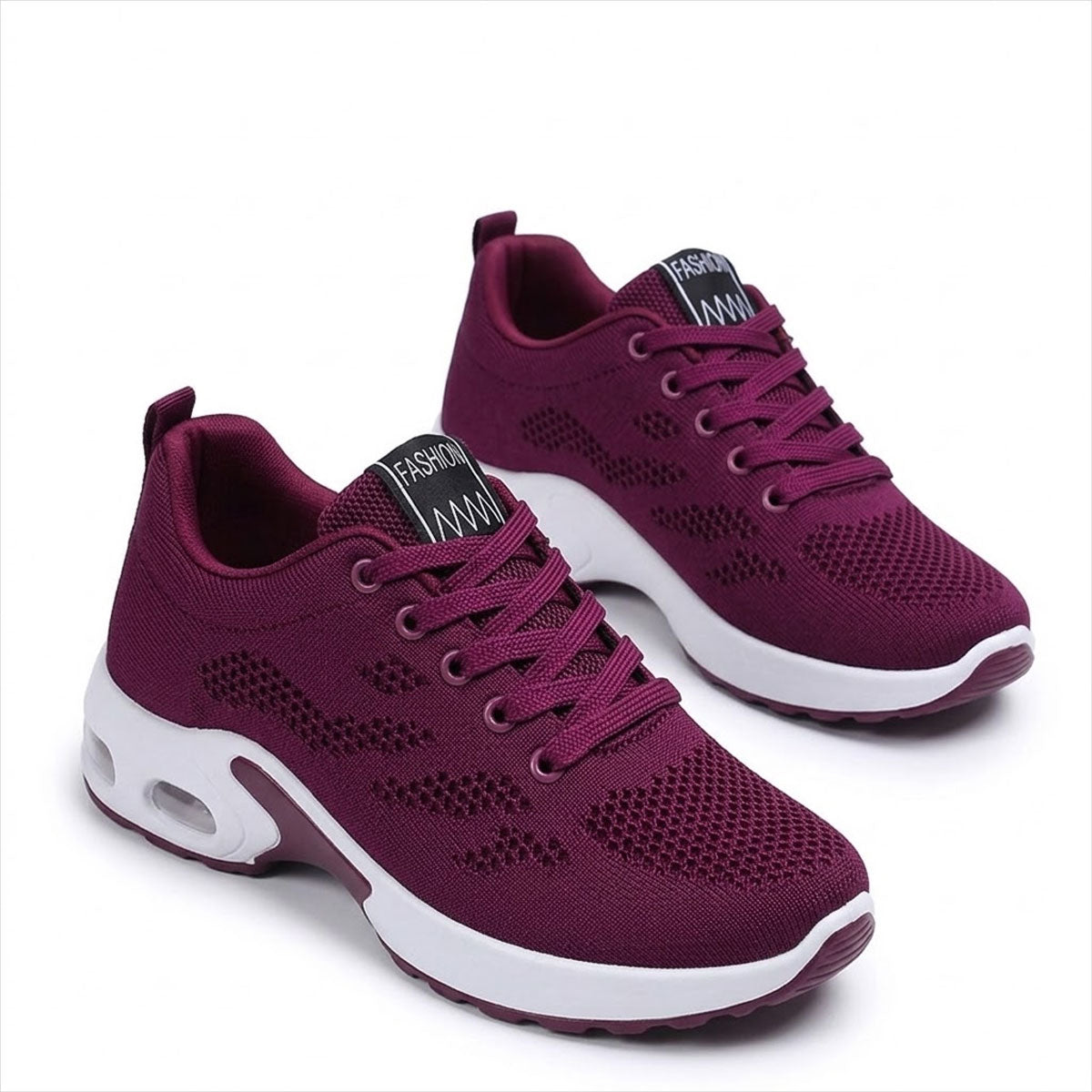 Women's Air-Cushion Knit Sport Trainers Corvine