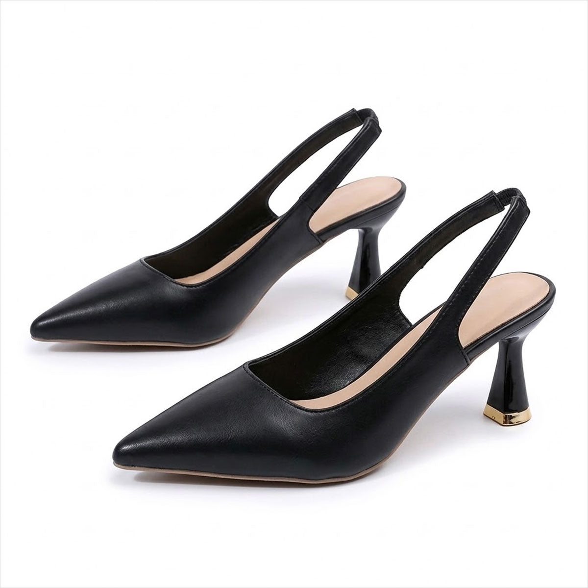 Women's Pointed-Toe Slingback Heels Corvine