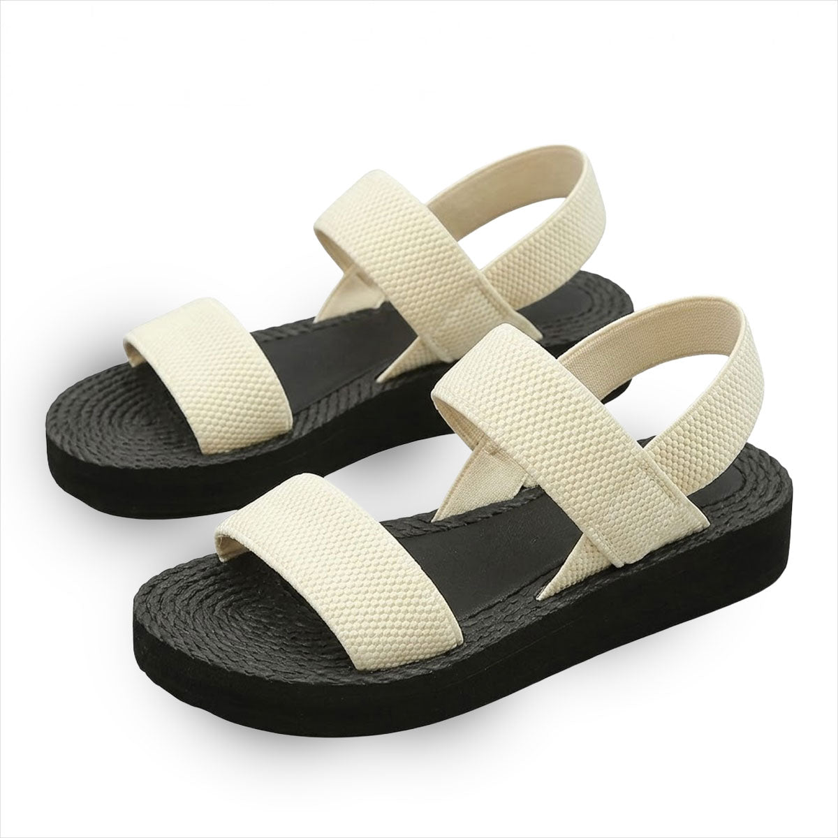 Women's Elastic Strap Platform Sandals Corvine