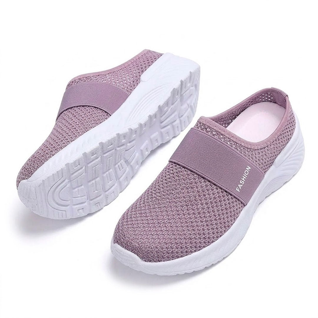 Women's Breathable Mesh Slip-On Mule Trainers Corvine
