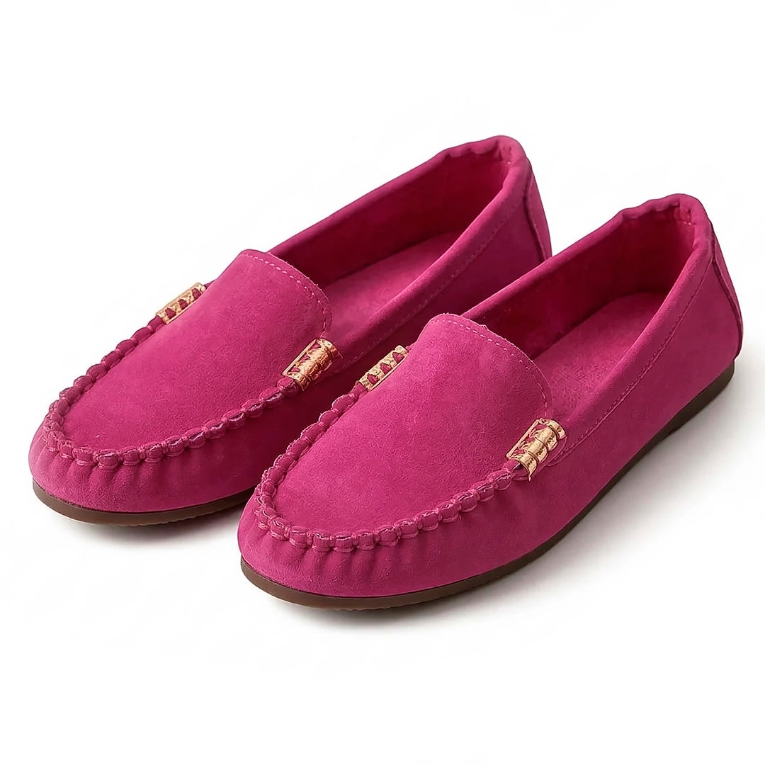 Women's Suede Slip-On Flats Corvine