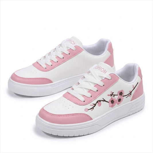 Women's Floral Embroidered Fashion Trainers Corvine