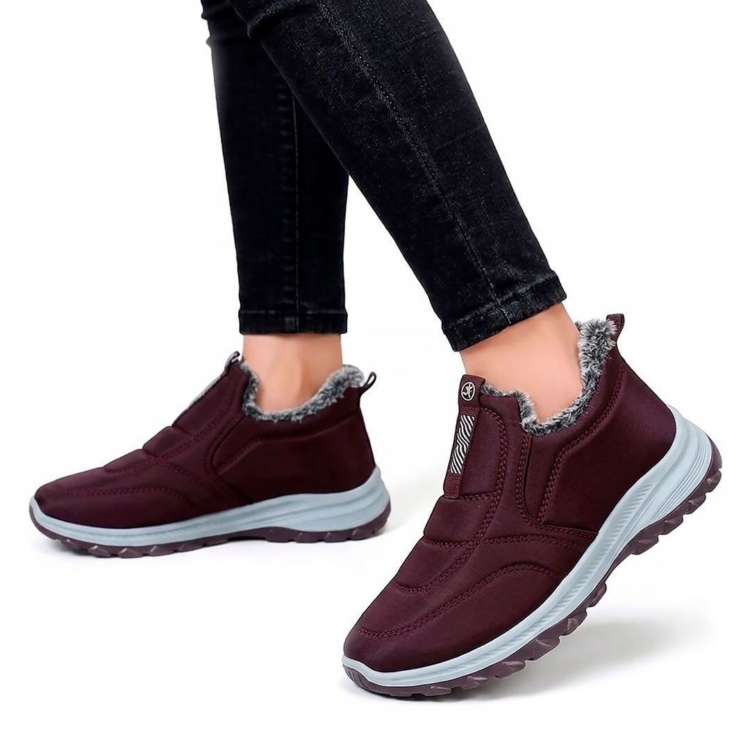 Women's Fleece-Lined Winter Slip-On Sneakers Corvine