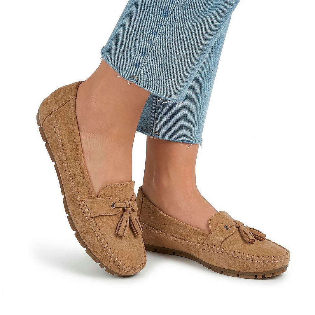 Women's Suede Tassel Driving Loafers Corvine
