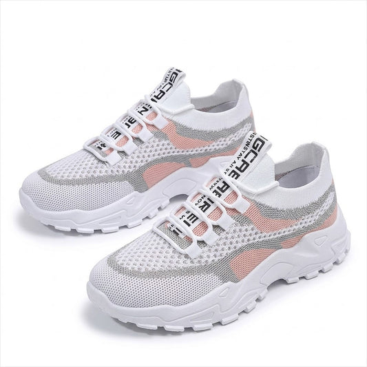 Women's Breathable Chunky Mesh Trainers Corvine