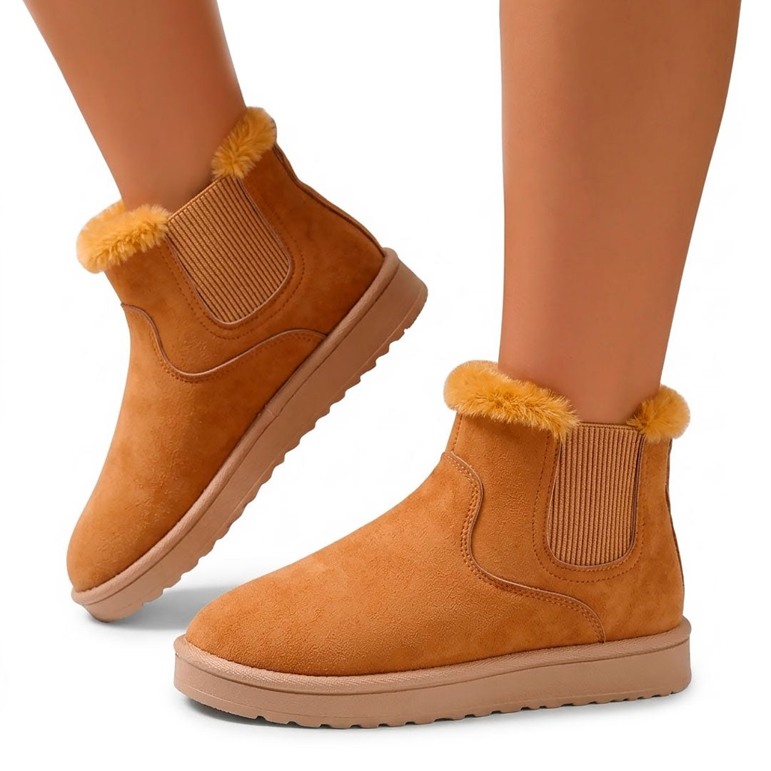 Women's Chelsea-Style Fur-Lined Winter Boots Corvine