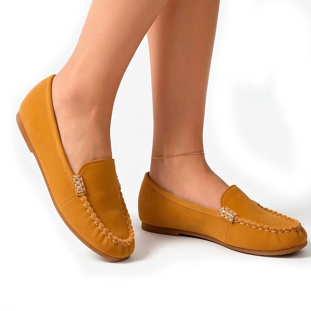 Women's Suede Slip-On Flats Corvine