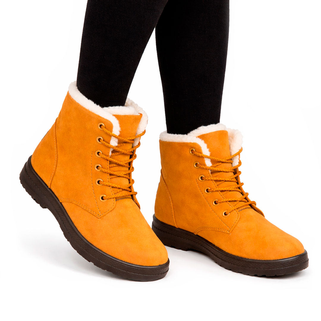 Women's Fleece-Lined Lace-Up Winter Boots Corvine