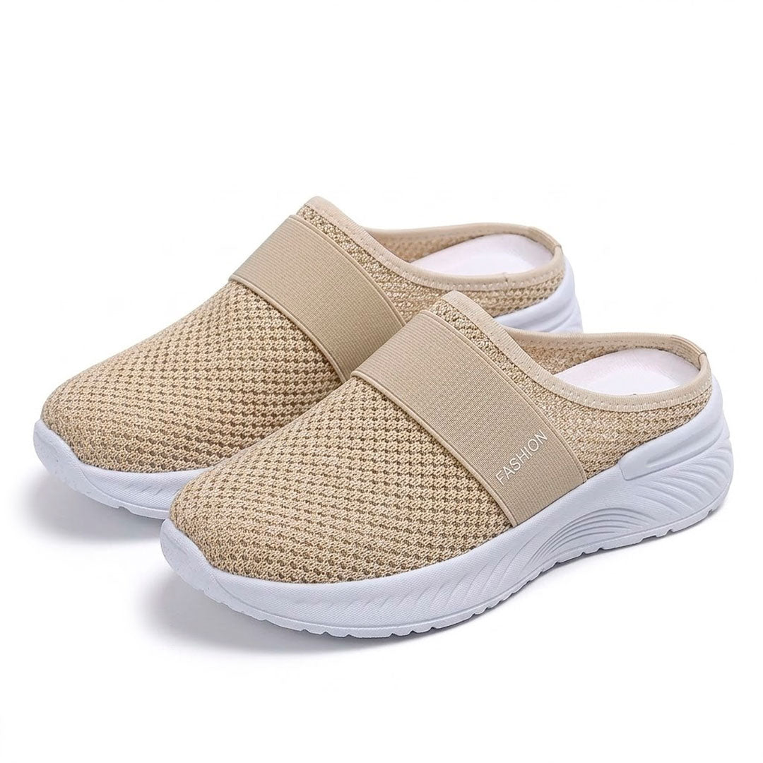 Women's Breathable Mesh Slip-On Mule Trainers Corvine