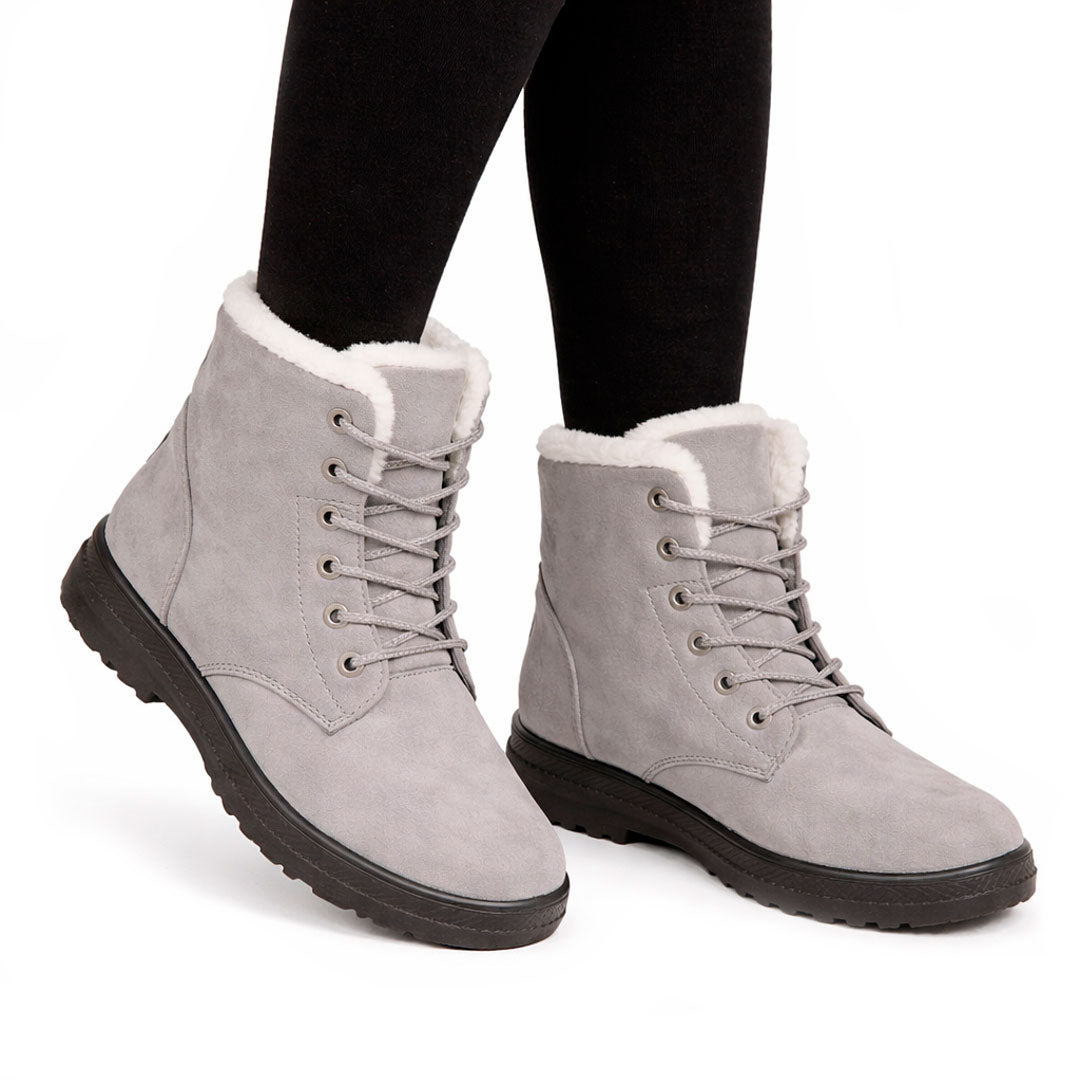 Women's Fleece-Lined Lace-Up Winter Boots Corvine
