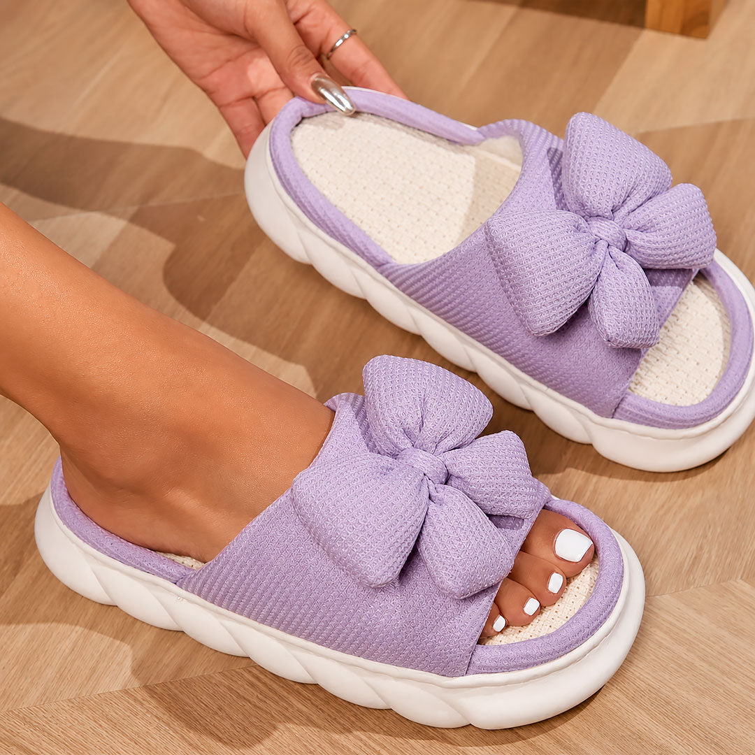 Women's Lightweight Bow Slide Sandals Corvine