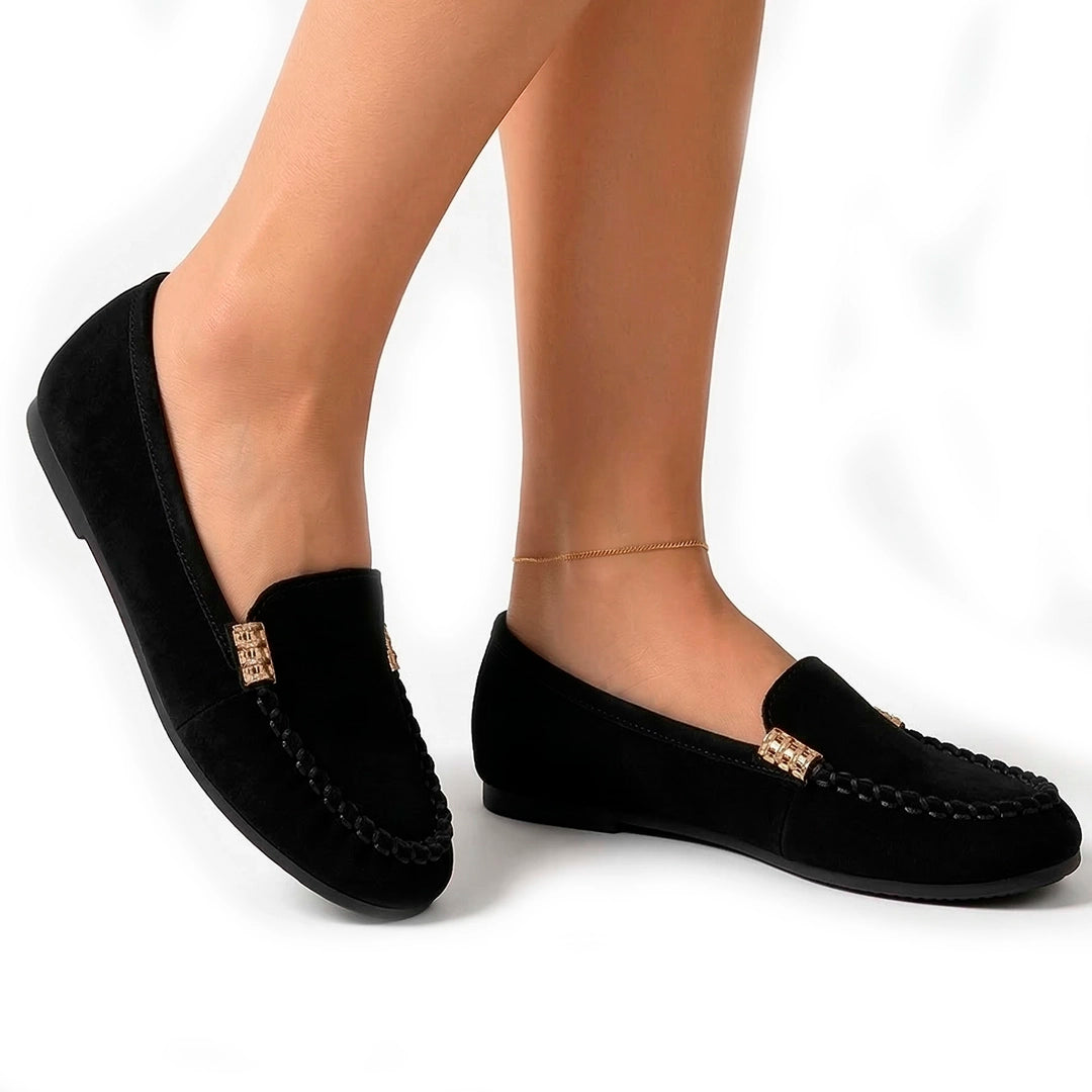 Women's Suede Slip-On Flats Corvine