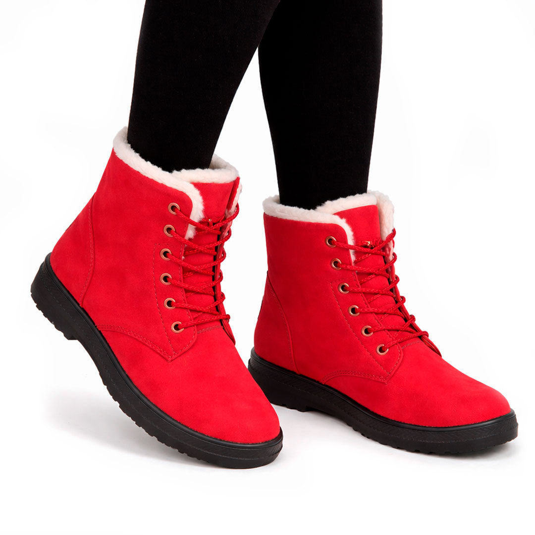Women's Fleece-Lined Lace-Up Winter Boots Corvine