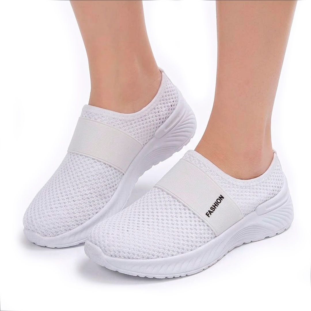 Women's Breathable Mesh Slip-On Mule Trainers Corvine
