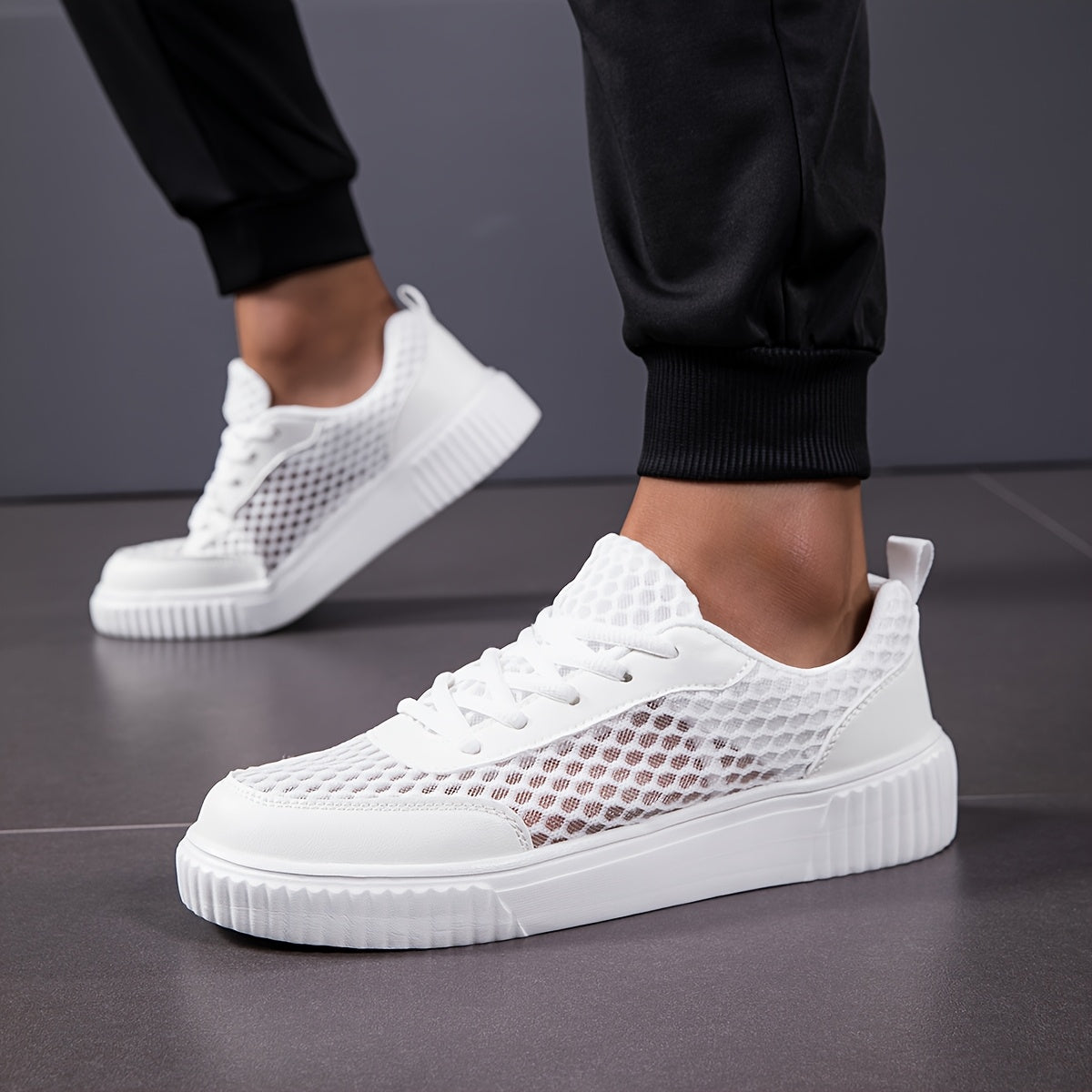 Unisex Breathable Knit Mesh Casual Trainers Corvine