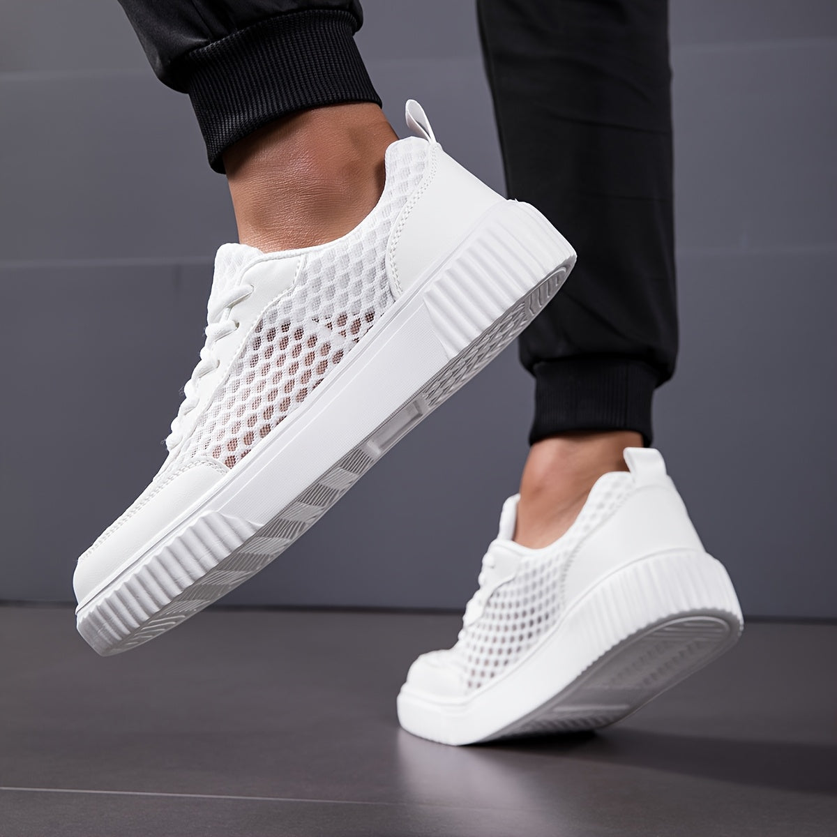 Unisex Breathable Knit Mesh Casual Trainers Corvine
