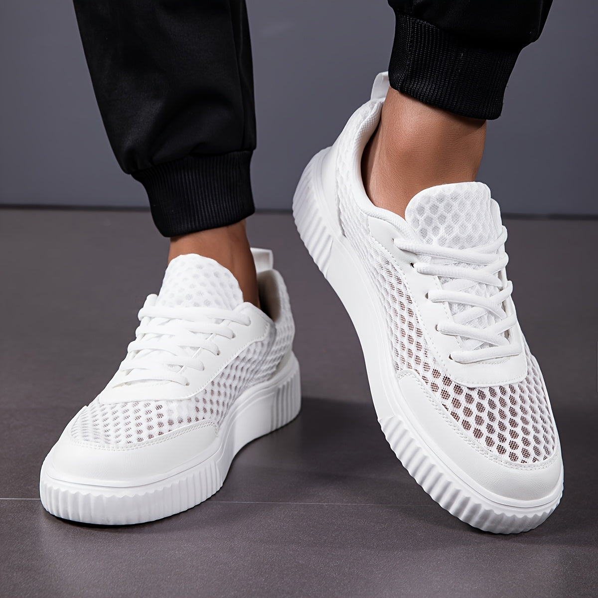 Unisex Breathable Knit Mesh Casual Trainers Corvine