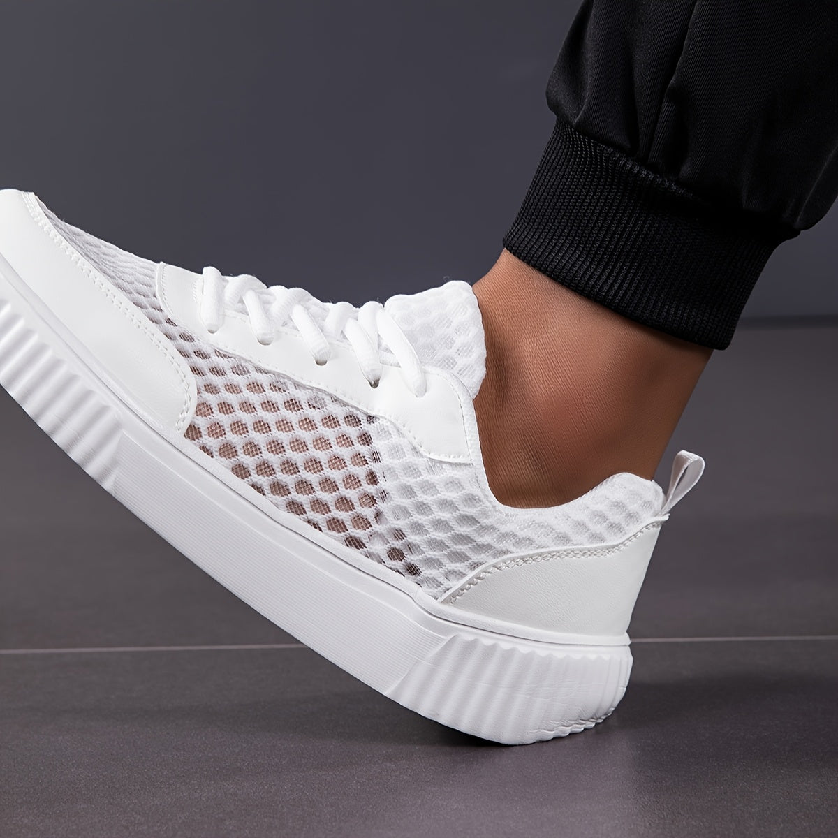 Unisex Breathable Knit Mesh Casual Trainers Corvine