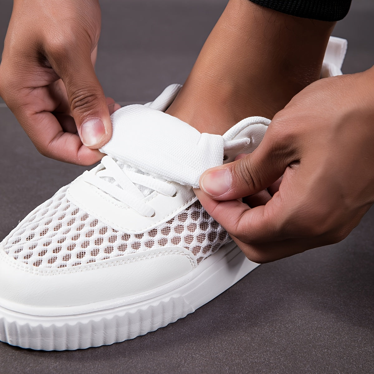 Unisex Breathable Knit Mesh Casual Trainers Corvine
