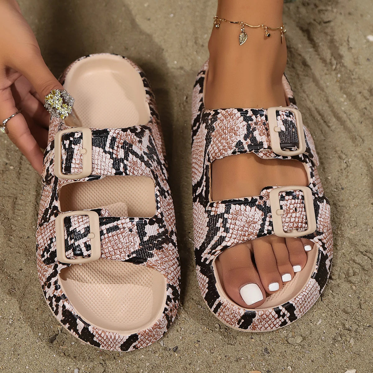 Women's Adjustable EVA Slide Sandals Corvine