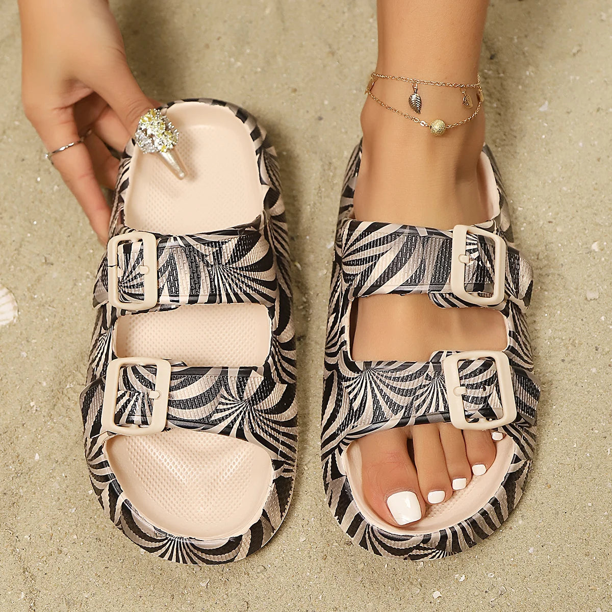 Women's Adjustable EVA Slide Sandals Corvine