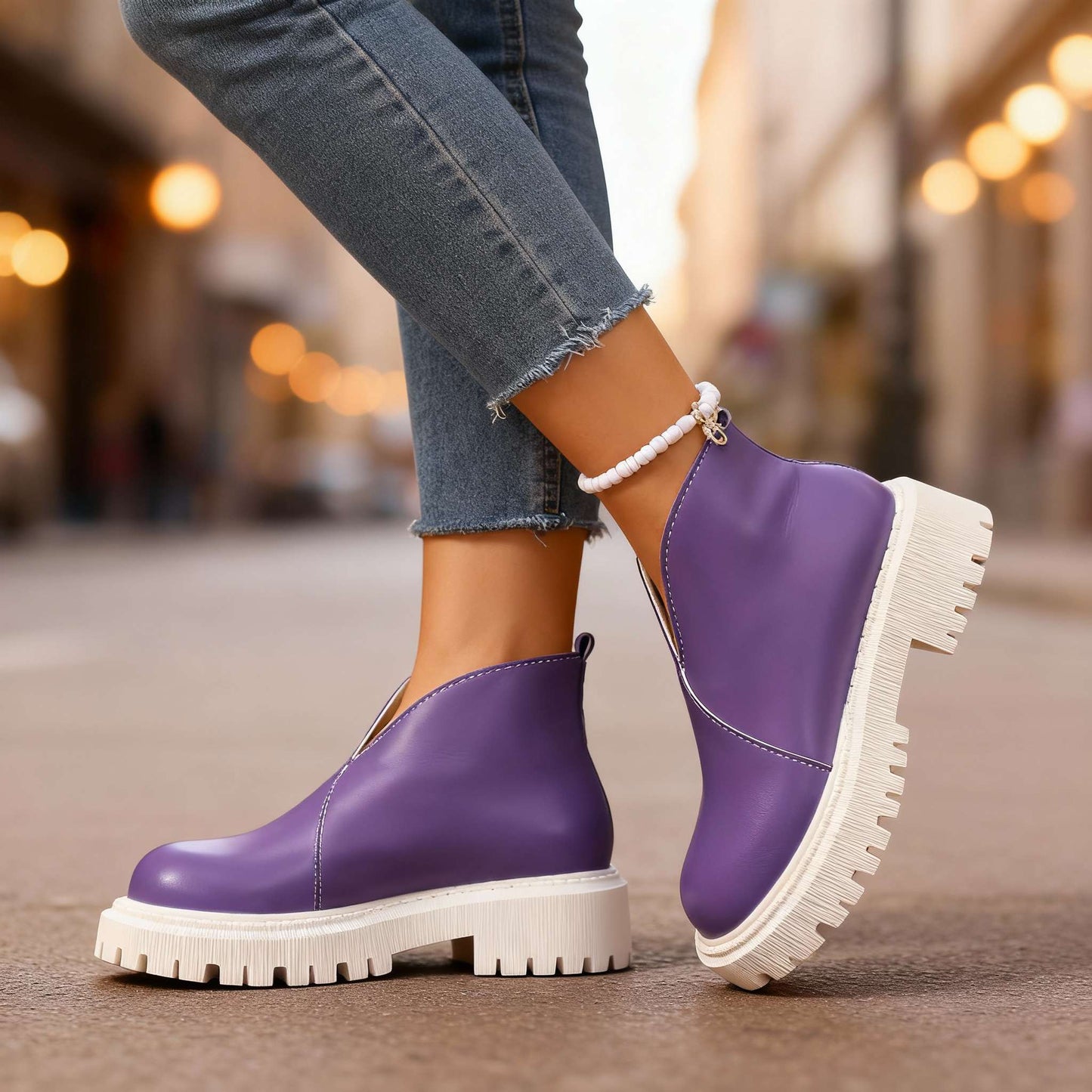 Women's Black Ankle Boots Corvine
