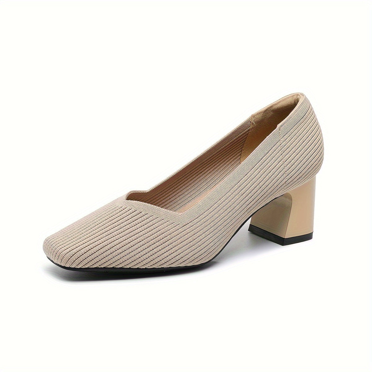 Women's Black Leather Heels Corvine