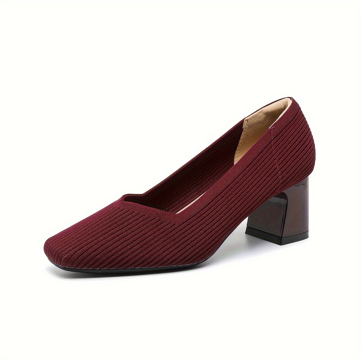 Women's Black Leather Heels Corvine