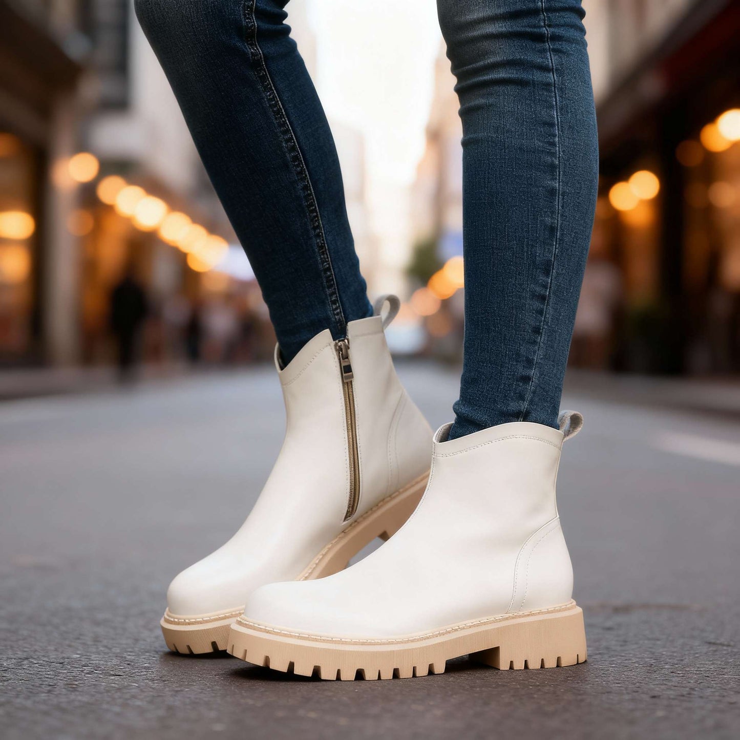 Women's Black Soft Inner Lined Ankle Boots Corvine
