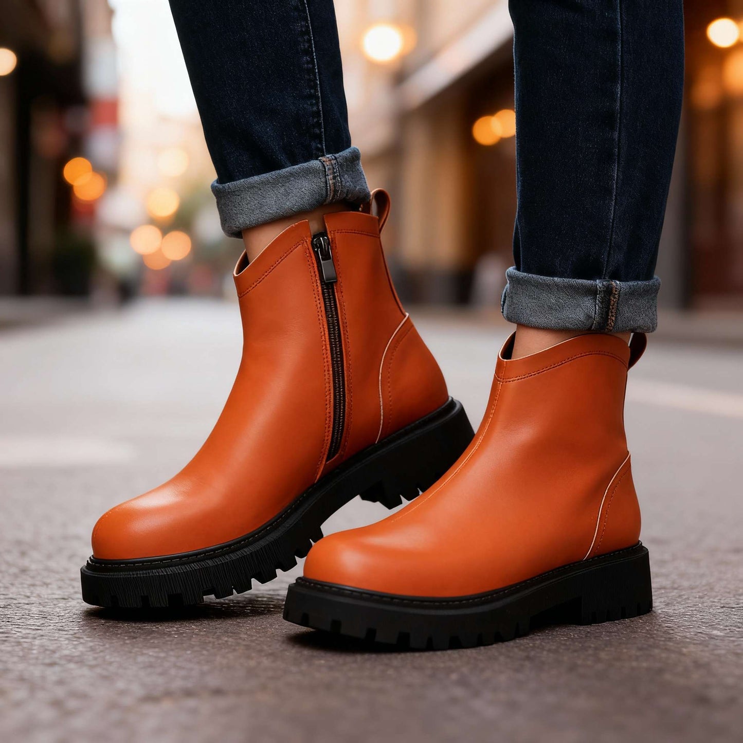Women's Black Soft Inner Lined Ankle Boots Corvine