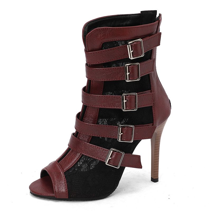 Women's Black Stiletto Ankle Boots Corvine