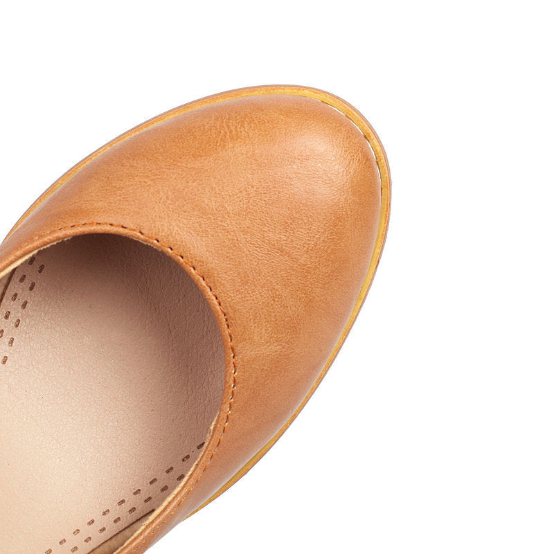 Women's Block Heel Ankle Strap Shoes Corvine