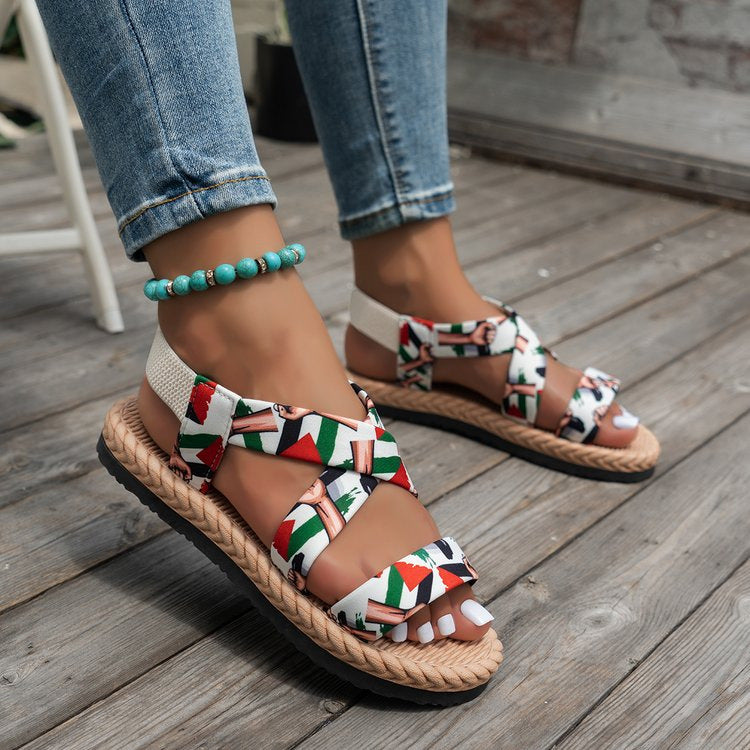 Women's Braided Platform Espadrille Sandals Corvine