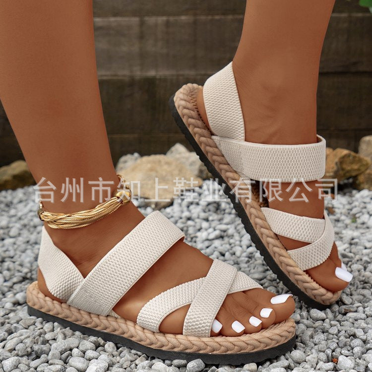 Women's Braided Platform Espadrille Sandals Corvine