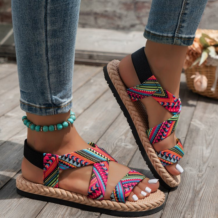 Women's Braided Platform Espadrille Sandals Corvine