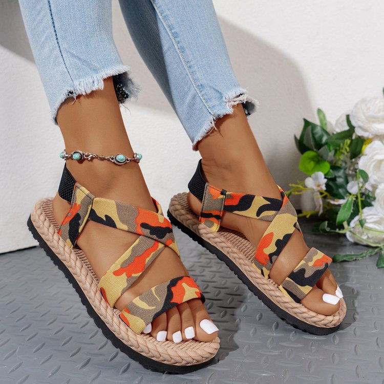 Women's Braided Platform Espadrille Sandals Corvine