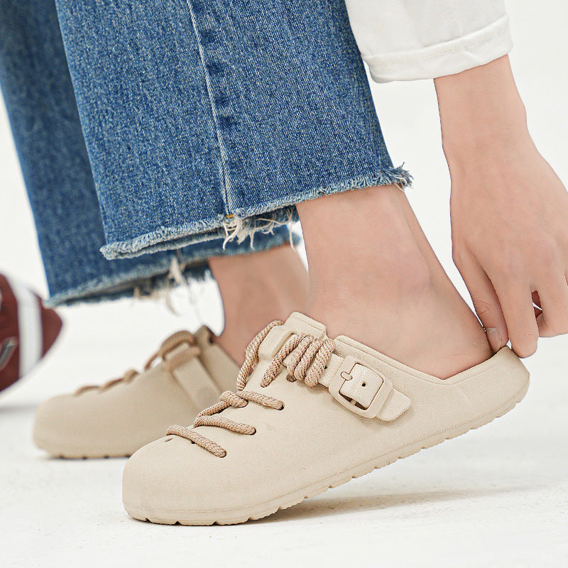 Women's Braided Rope Lace-Up Clogs Corvine