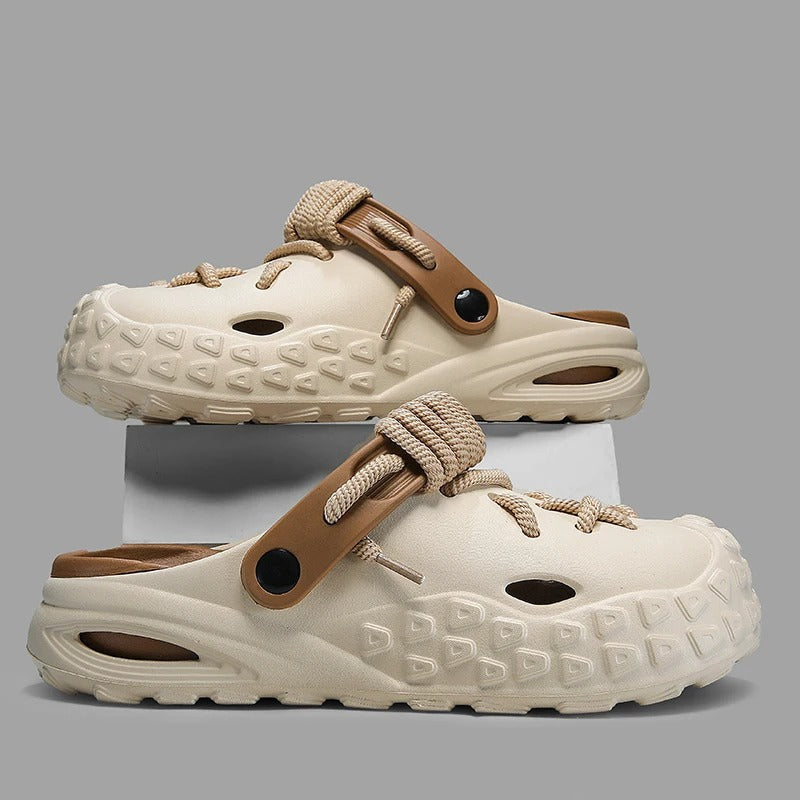Women's Braided Rope Lace-Up Clogs Corvine