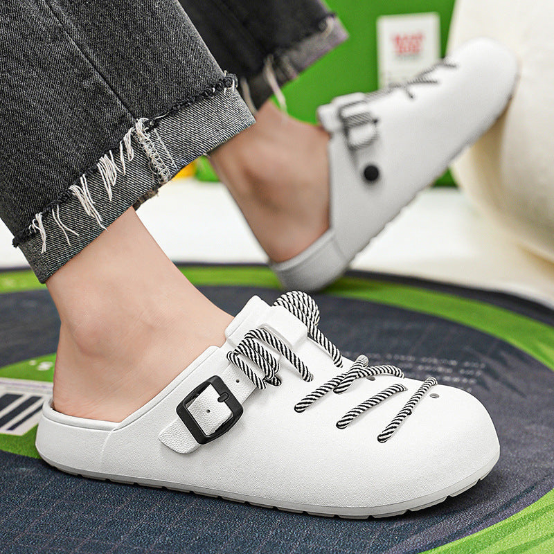 Women's Braided Rope Lace-Up Clogs Corvine