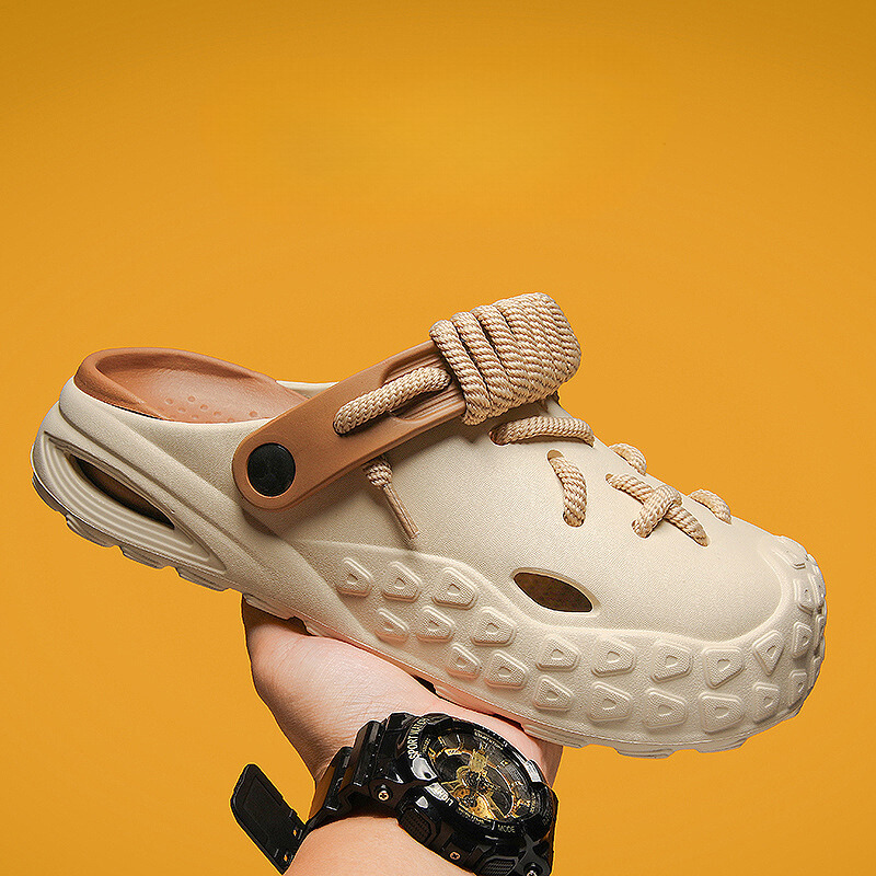 Women's Braided Rope Lace-Up Clogs Corvine