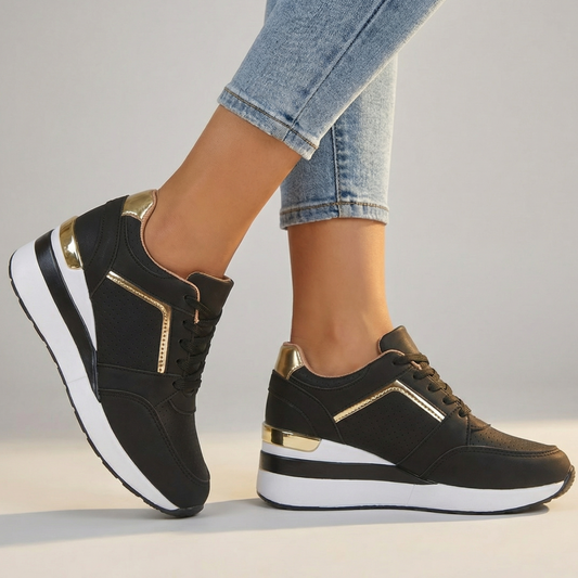 Women's Breathable Cushioned Platform Trainers Corvine