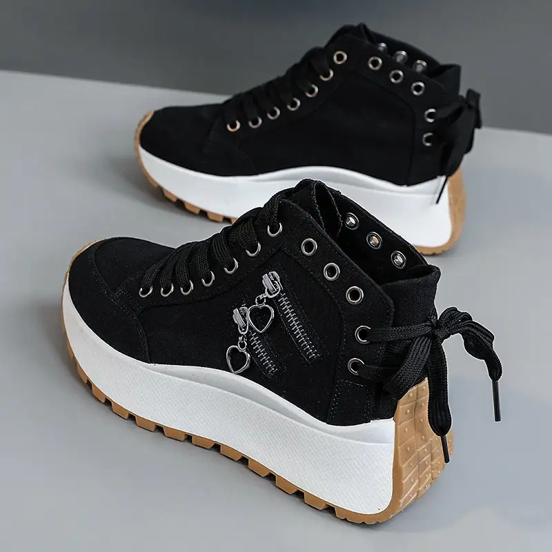 Women's Breathable Denim Lace-Up Shoes Corvine