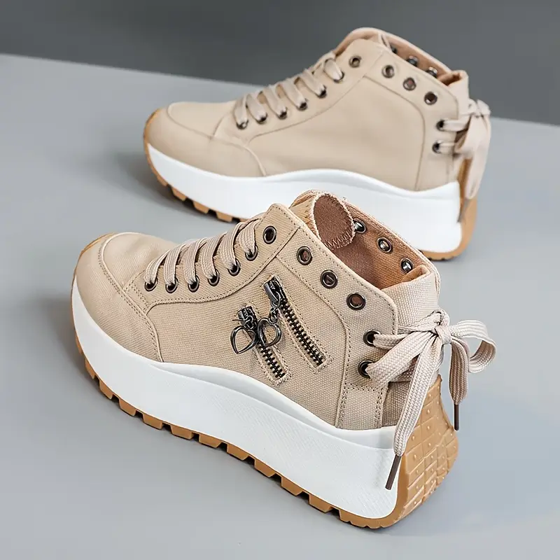 Women's Breathable Denim Lace-Up Shoes Corvine