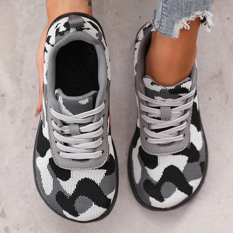Women's Breathable Knit-Mesh Walking Shoes Corvine