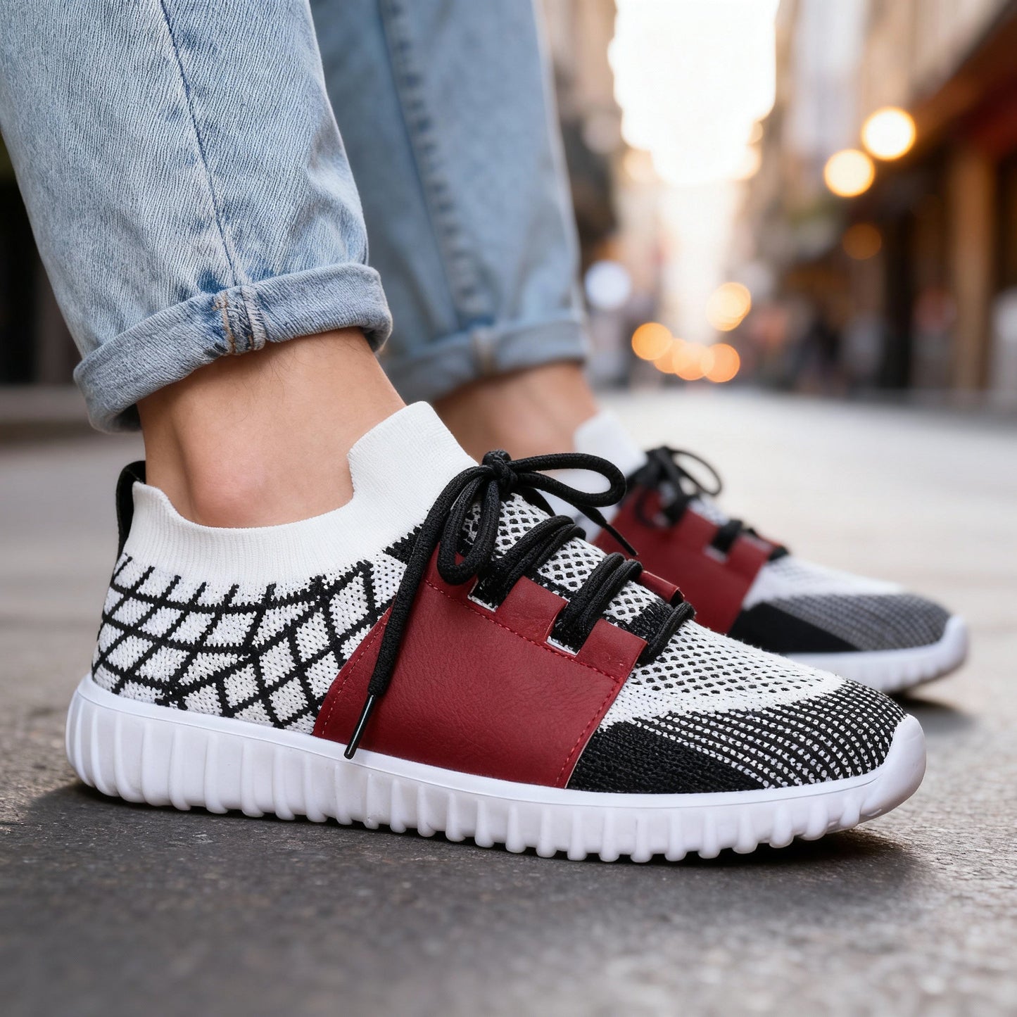 Women's Breathable Knit Casual Trainers Corvine
