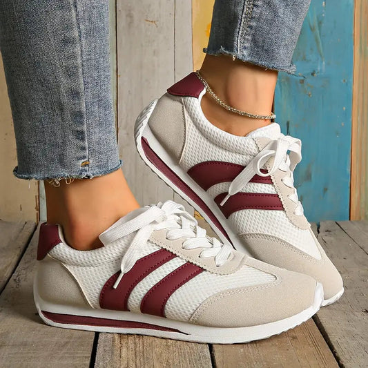 Women's Breathable Mesh Retro Walking Shoes Corvine
