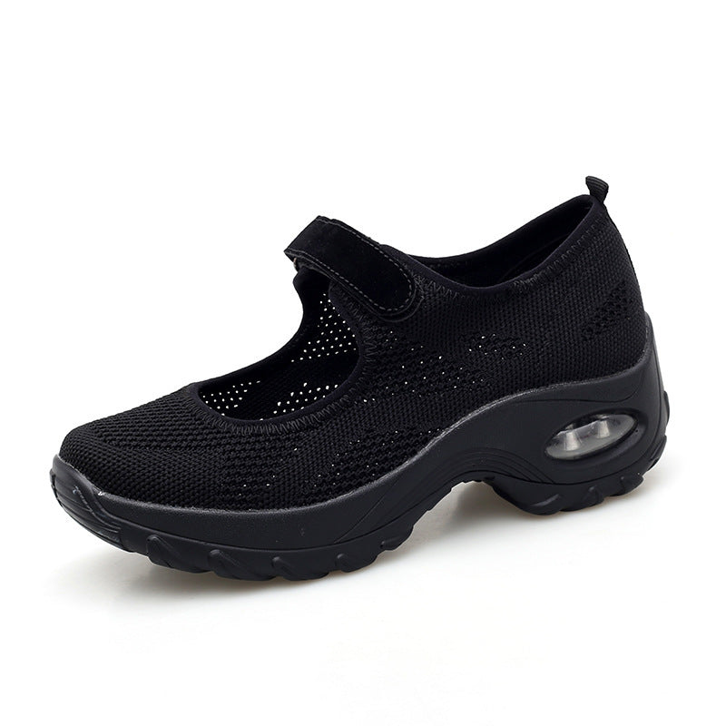 Women's Breathable Mesh Thick Bottom Shoes Corvine