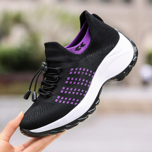 Women's Breathable No-Tie Casual Shoes Corvine